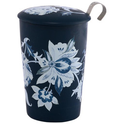Eigenart Kubek z zaparzaczem Luna (granatowy) TeaEve