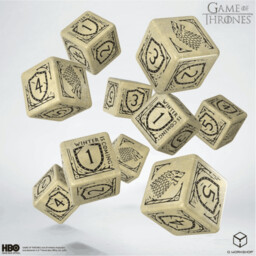 Kości Game of Thrones - Stark (10szt.)
