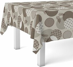 Martina Home Obrus ceratowy brązowy 140 okrągły