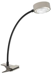LIGHTME Lampka z klipsem Powerlens Flex, aluminiowy /