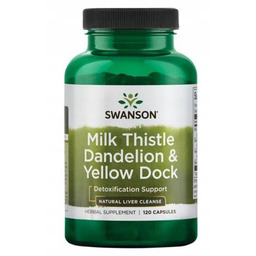 Swanson Milk Thistle Dandelion & Yellow Dock 120