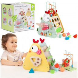 Kostka Montessori 10w1 Szczęśliwa Farma XXL Classic World