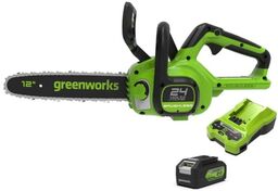 GreenWorks GD24CS30K4 - Akumulatorowa pilarka łańcuchowa 24 V