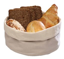 Worek bufetowy na pieczywo o średnicy beżowy Ø