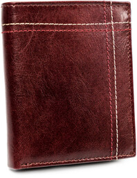 Stylowy pojemny Męski portfel skórzany Always Wild