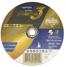 Tarcza do cięcia Norton Quantum 230x1,9