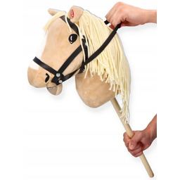 Grający Hobby Horse Konik na patyku Głowa konia