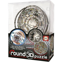 Okrągłe puzzle 3D Charles Fazzino - Educa -