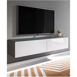 Szafka RTV LED 140 cm wisząca lub stojaca