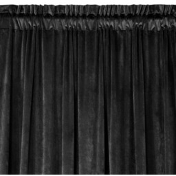 EUROFIRANY Zasłona Rosa 140 x 270 cm Czarny