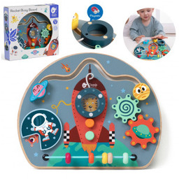 CLASSIC WORLD Tablica Manipulacyjna Wielofunkcyjna 6w1 Rakieta