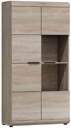 Niska witryna do salonu Link C 80 cm