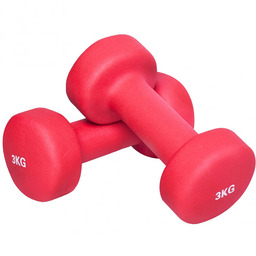 2x3 kg hantle gimnastyczne winylowe