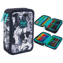 Piórnik z wyposażeniem dwukomorowy dla chłopca, Jumper 2