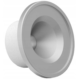 Kratka Wentylacyjna Autoaktywna Fi100 ErgoKratka- kolor szary satyna