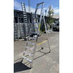 Drabina montażowa jednostronna ALOSS 9308 - wysokość robocza