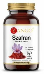 YANGO Szafran, 60kaps. Suplement diety