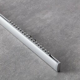 Szyna sufitowa aluminiowa Premium pojedyncza 150cm srebrna -