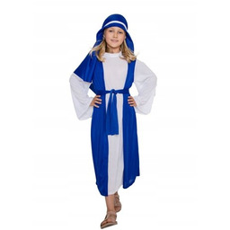 strój przebranie Maryja 120/130cm Jasełka r. M
