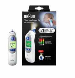 Braun IRT6525 Thermoscan 7+ z trybem nocnym Termometr