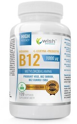 Wish Witamina B12 1000 g + Leucyna+ Prebiotyk