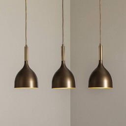 Lampa wisząca Noak Luminex, możliwość ściemniania, aluminiowy /