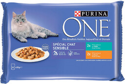 PURINA ONE Sensitive Cat 4 x 85 g