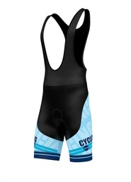 Męskie spodenki rowerowe, FDX Cycling Bib Shorts