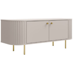 Szafka RTV Ovalio Beż Piaskowy (2F, Typ 302)