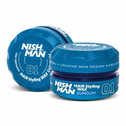 Nishman Styling Wax 01 Gum Gum mocna pomada