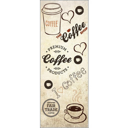 MANI TEXTILE Dywan kuchenny, poliester, beżowy, 60 x