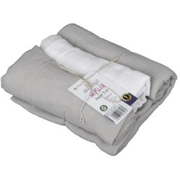 BabyMatex Pieluszki muślinowe 70x80cm Szare, 3szt.