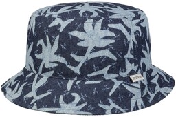 Kapelusz Tekstylny Denim Print Bucket by Stetson, ciemnoniebieski,