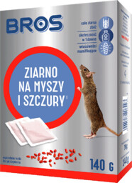 Bros Ziarno na myszy i szczury 140g
