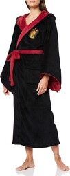 Groovy UK Groovy-gryffindor damski szlafrok damski, czarny/bordowy, jeden
