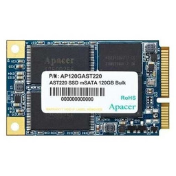 Dysk wewnętrzny SSD Apacer mSATA, wewnętrzny mSATA, 120GB,