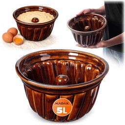 Forma do pieczenia babki kamionkowa Olympia 5L