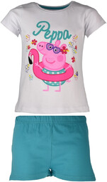 Piżama dla dzieci z krótkim rękawem Świnka Peppa