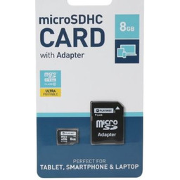 Karta pamięci Platinet microSDHC 8GB class 10, Adapter