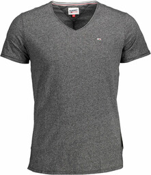 TOMMY HILFIGER T-SHIRT MĘSKI Z KRÓTKIM RĘKAWEM CZARNY