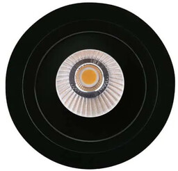 Lampa wpuszczana HIDEN CZARNA H0110 - MaxLight