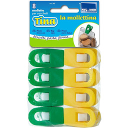 Zestaw 8 spinaczy typu Tina, zestaw z 8
