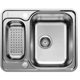 Blanco LANTOS 6-IF 516676 Stalowy Srebrny Zlewozmywak prostokątny