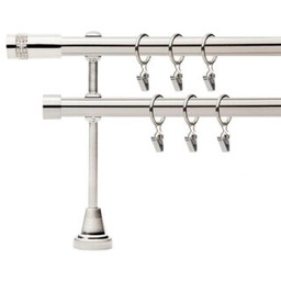 Karnisz podwójny metalowy Cylinder D. 300 cm 19