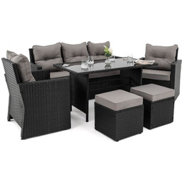 Zestaw mebli ogrodowych dla 7 osób MONAKO Technorattan