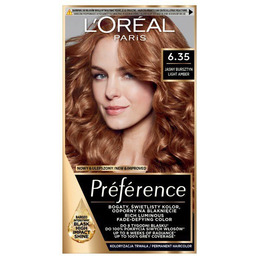 LOREAL Preference Farba do włosów 6.35 Jasny Bursztyn