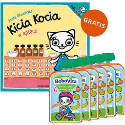 Zestaw BoboVita Kicia Kocia Mus w tubce, gruszka,