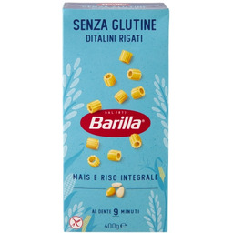 Barilla Senza Ditalini Rigati - makaron bezglutenowy krótkie