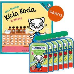 Zestaw BoboVita Kicia Kocia Mus w tubce, jagody,