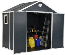 Plastikowy domek narzędziowy Bergen 2,4 x 1,9 m